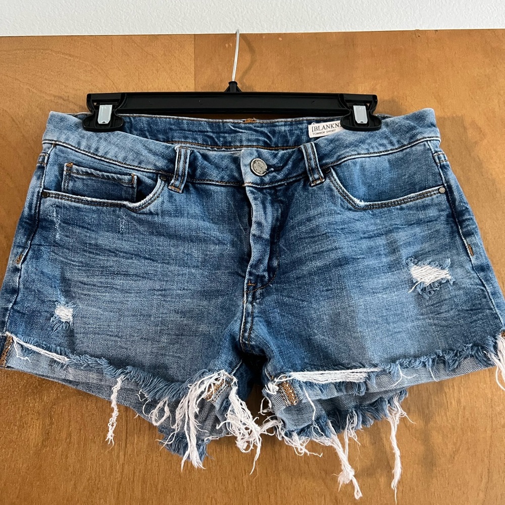 Denim shorts